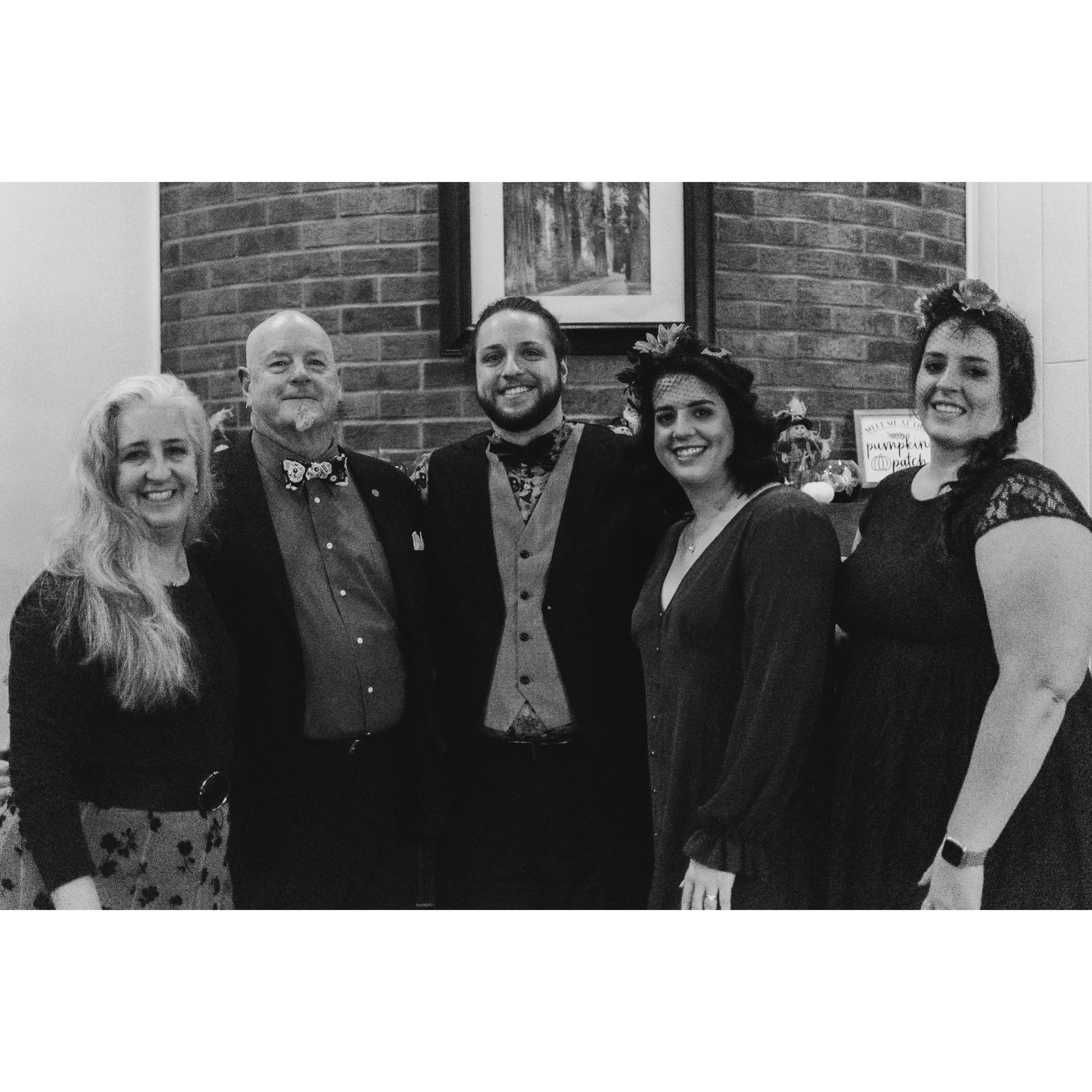 October 2021 - Our Third Anniversary, and also the day of our wedding! Thanks to the Giddings Family for hosting the Insure-a-mony!