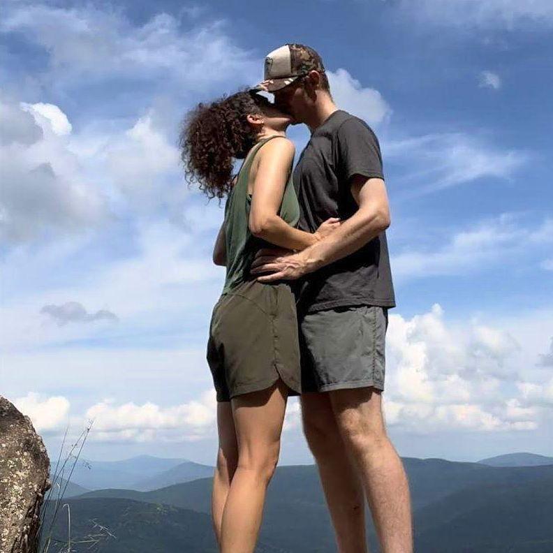 practicing what happens after "i do" on top of a catskills mtn