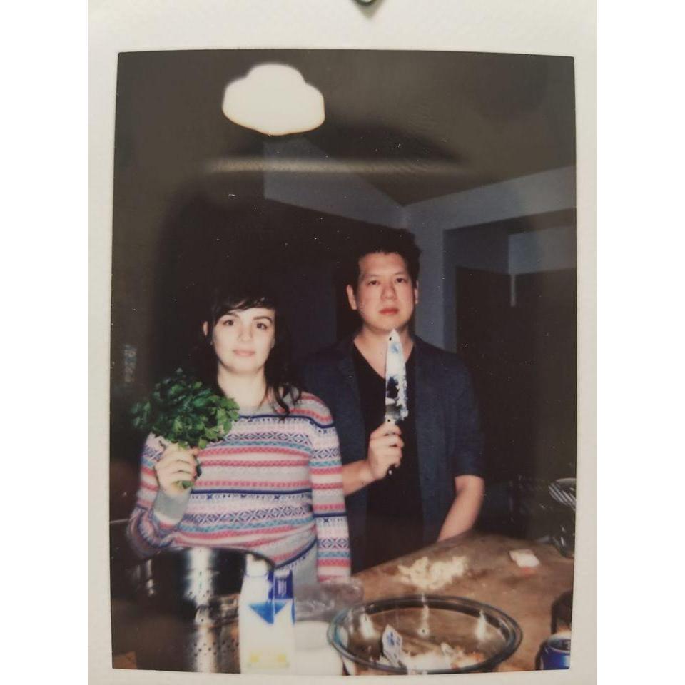 February 2018
American Gothic
A truly excellent polaroid of the two of us.