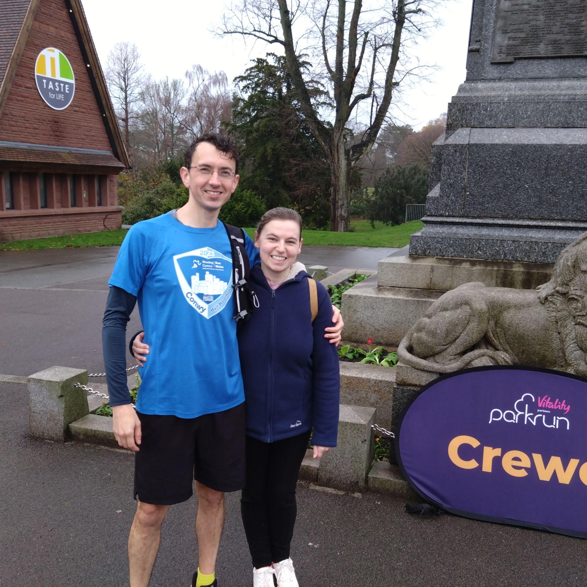 Park Run...Maddie does not run...yet!