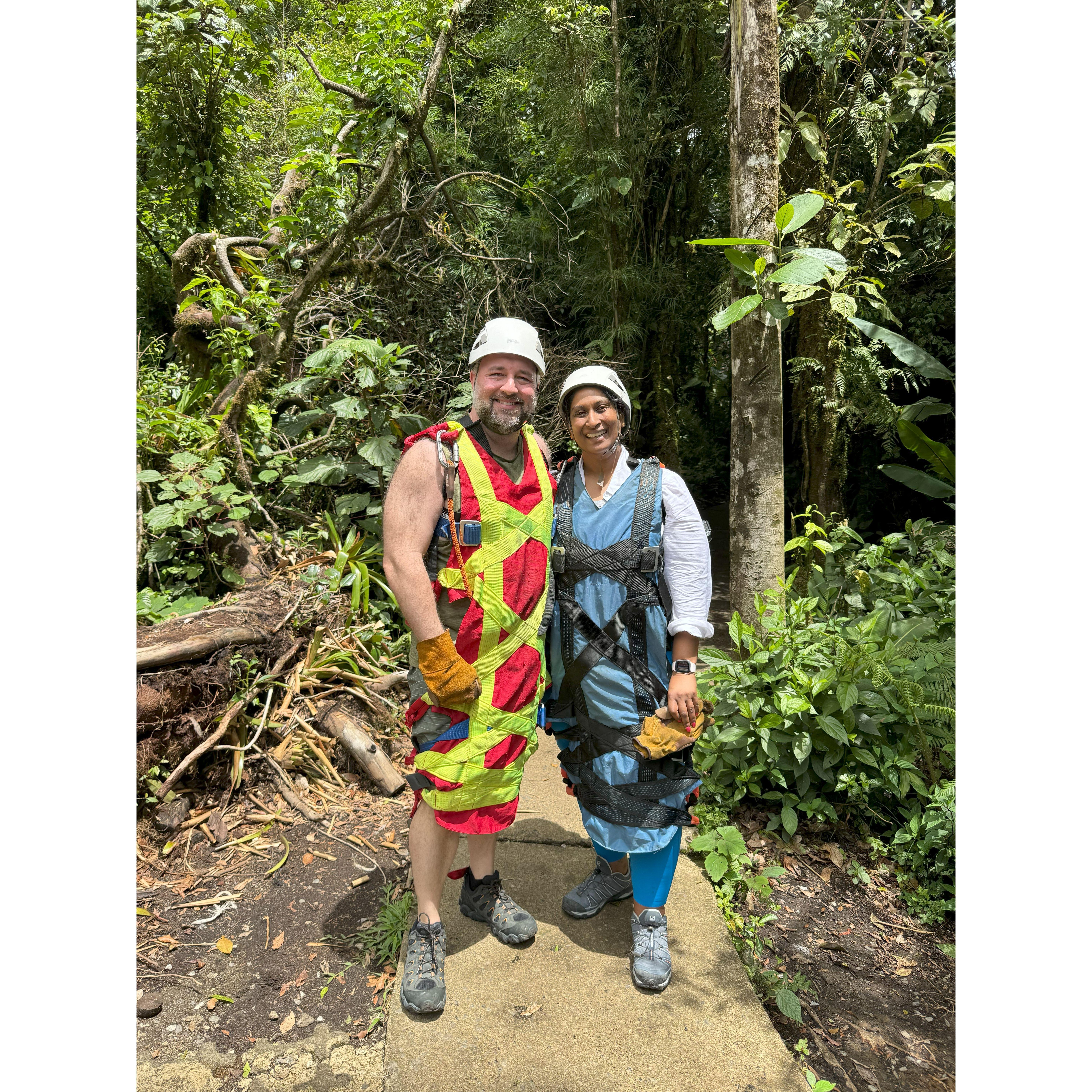 Ziplining in Costa Rica