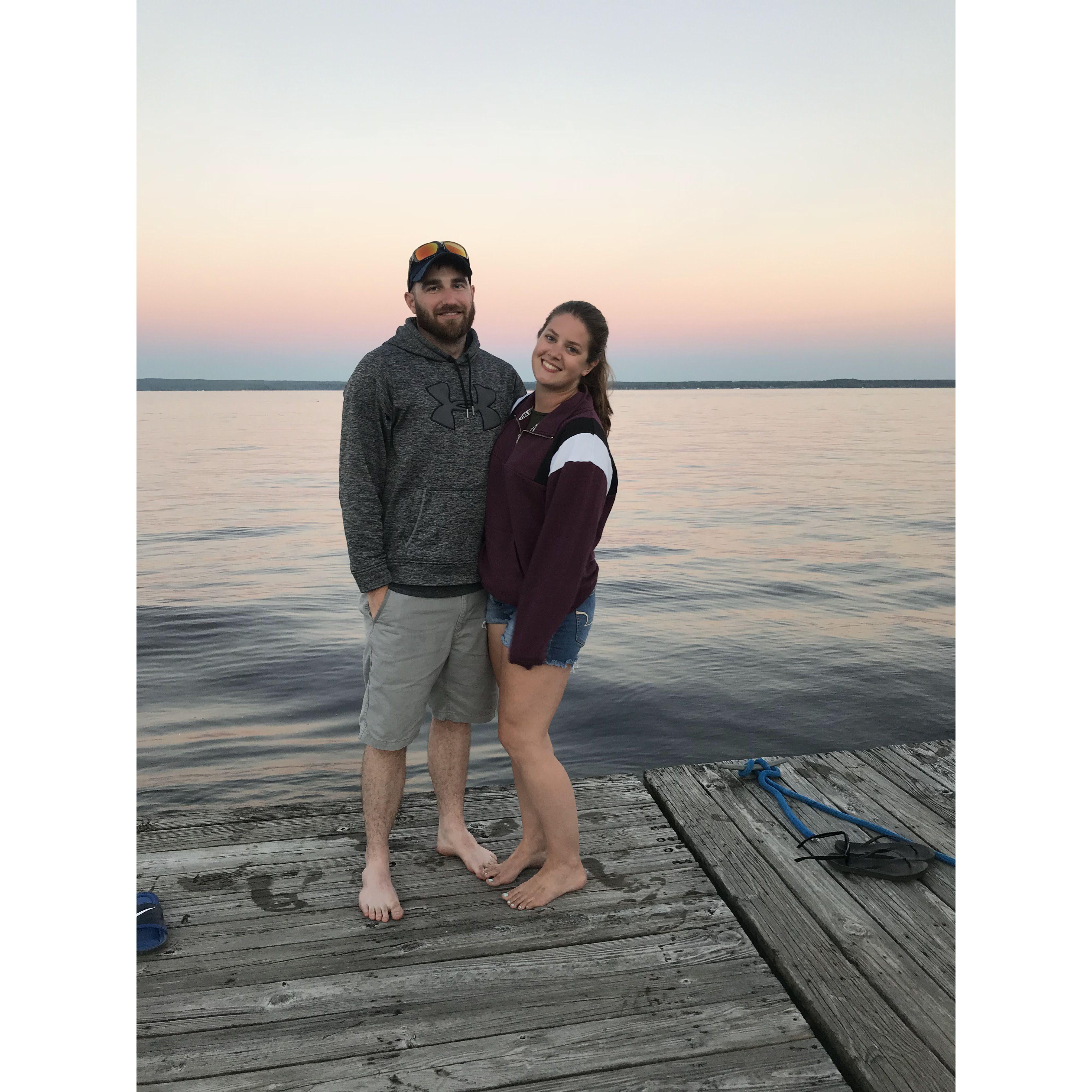 Sunset at Sacandaga Lake in July 2018