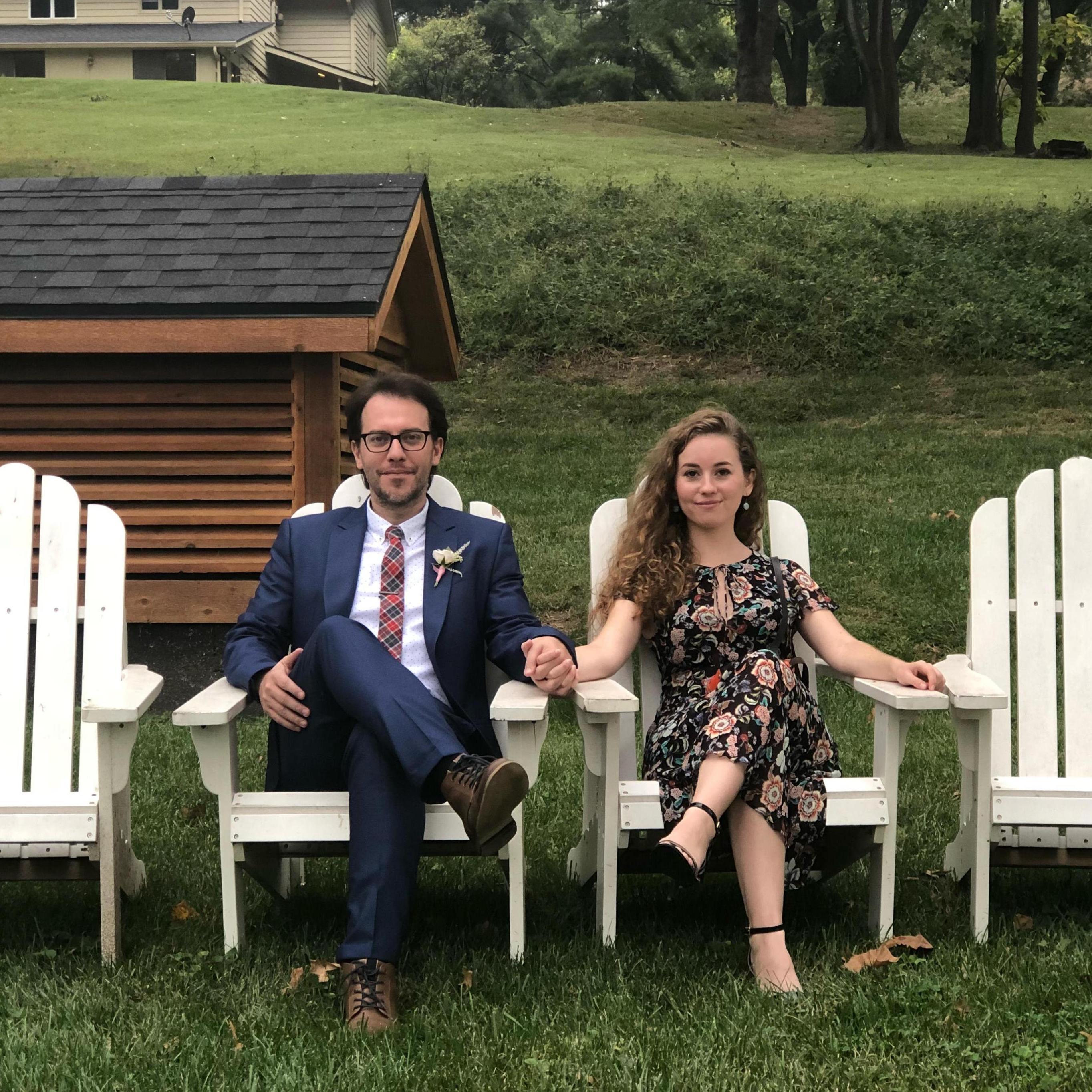 Evelyn's wedding, in Missouri, USA.