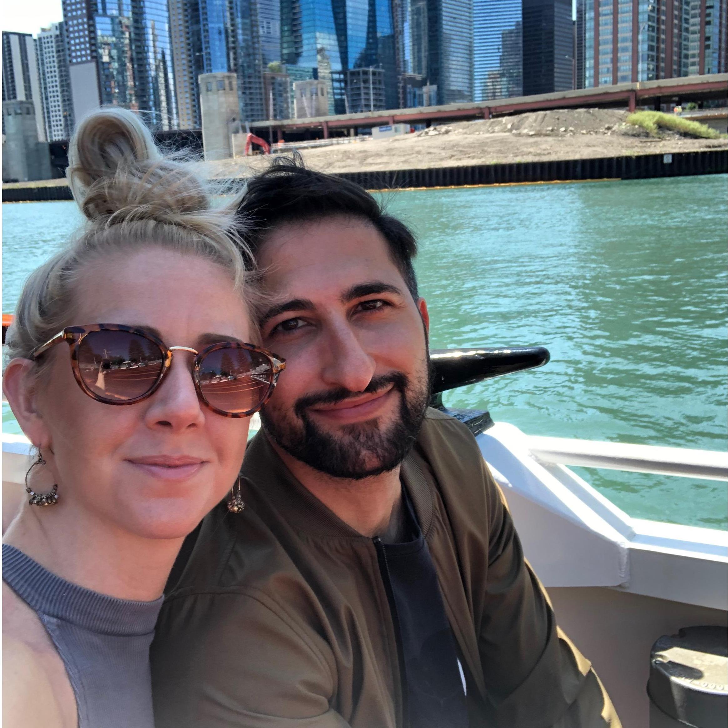 Samantha & Amir's 2019 trip to Chicago.