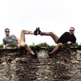 Pat and Brendan in Ireland.
