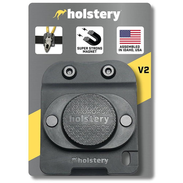 MagMaster | Magnetic Tool Holder - Strong Clip-On Belt Magnet Holster for Screws, Nails, Hammer, Sockets, Pliers, Screw Driver, Trowel, Drill Bit, Wrench, or Any Magnetic Tools and Hardware