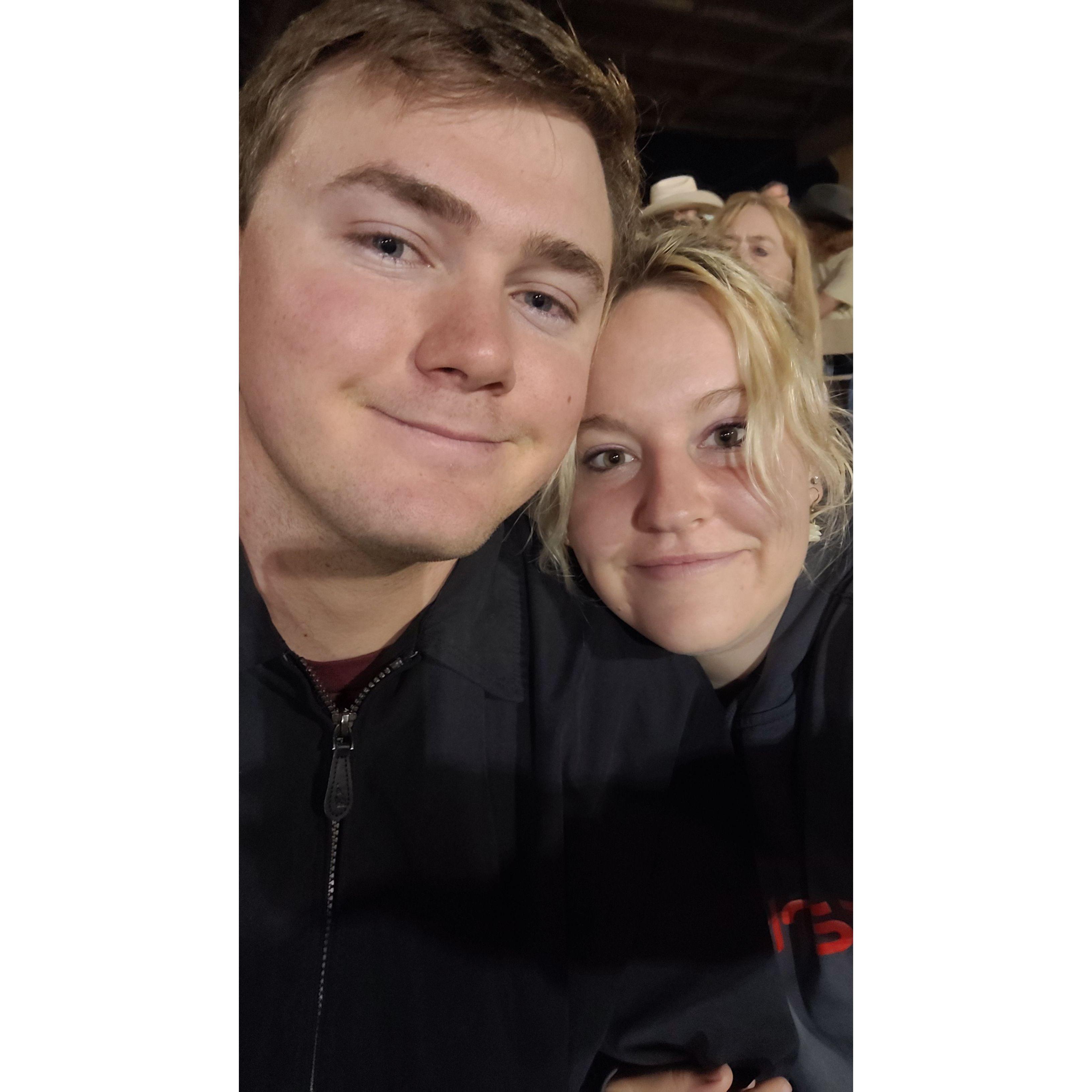 At the rodeo