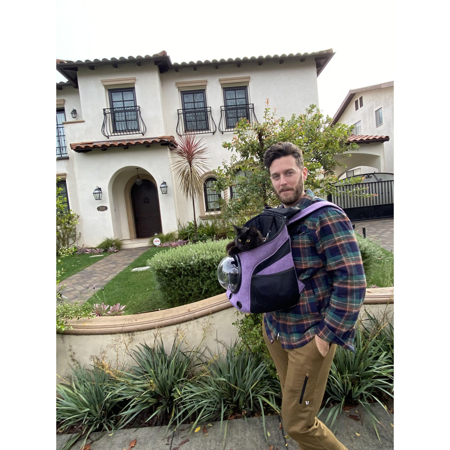 When we were the neighborhood cat backpack people🎒