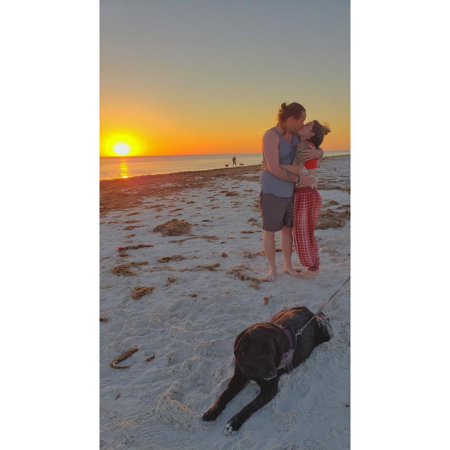 Feb 2022 - one of our fave things, sunsets and the beach