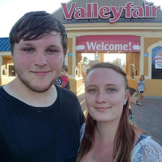 Having fun at Valley Fair