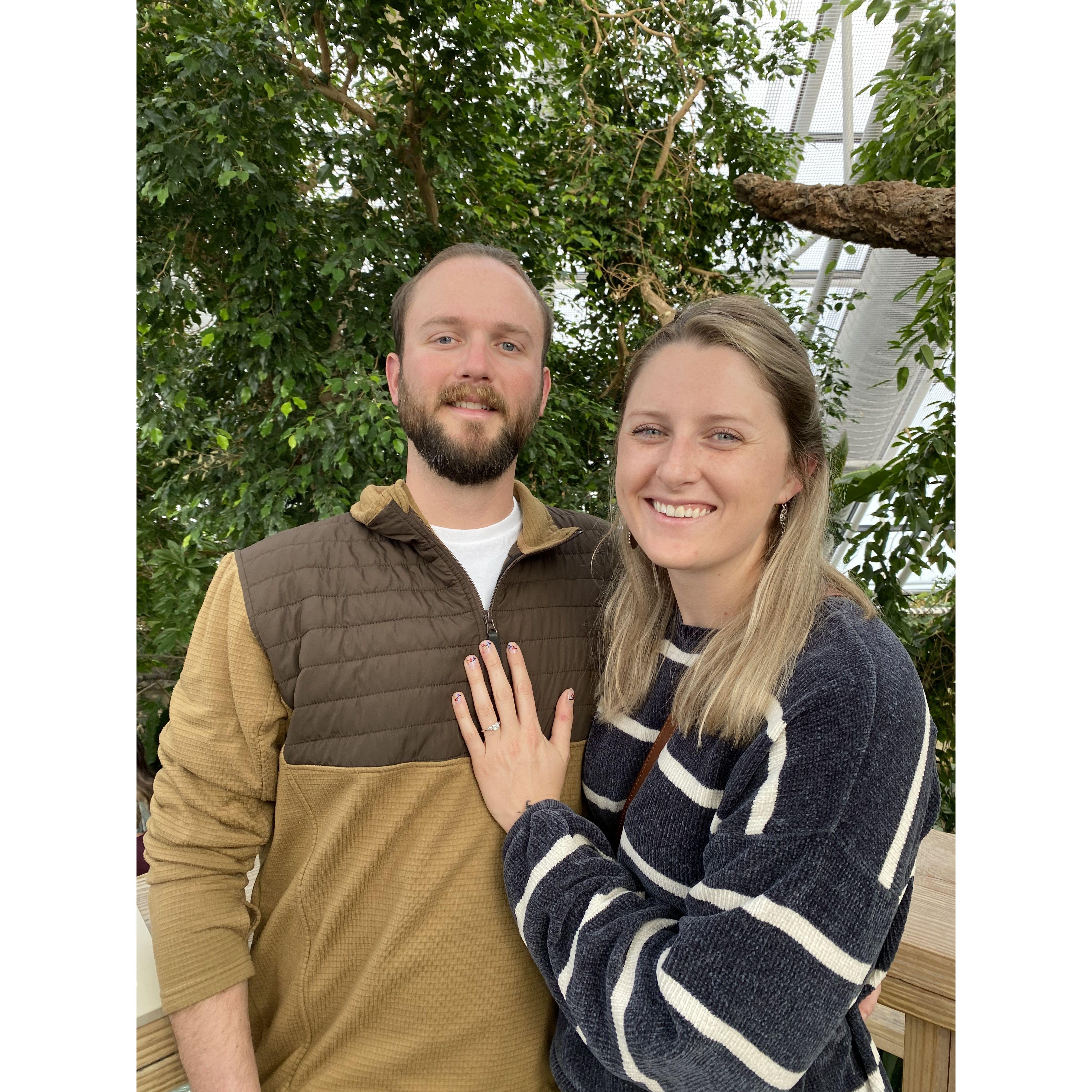 The day after getting engaged