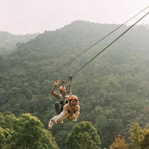 Honeymoon Activity: Jungle Canopy Zipline & "Sticky" Waterfall Climb