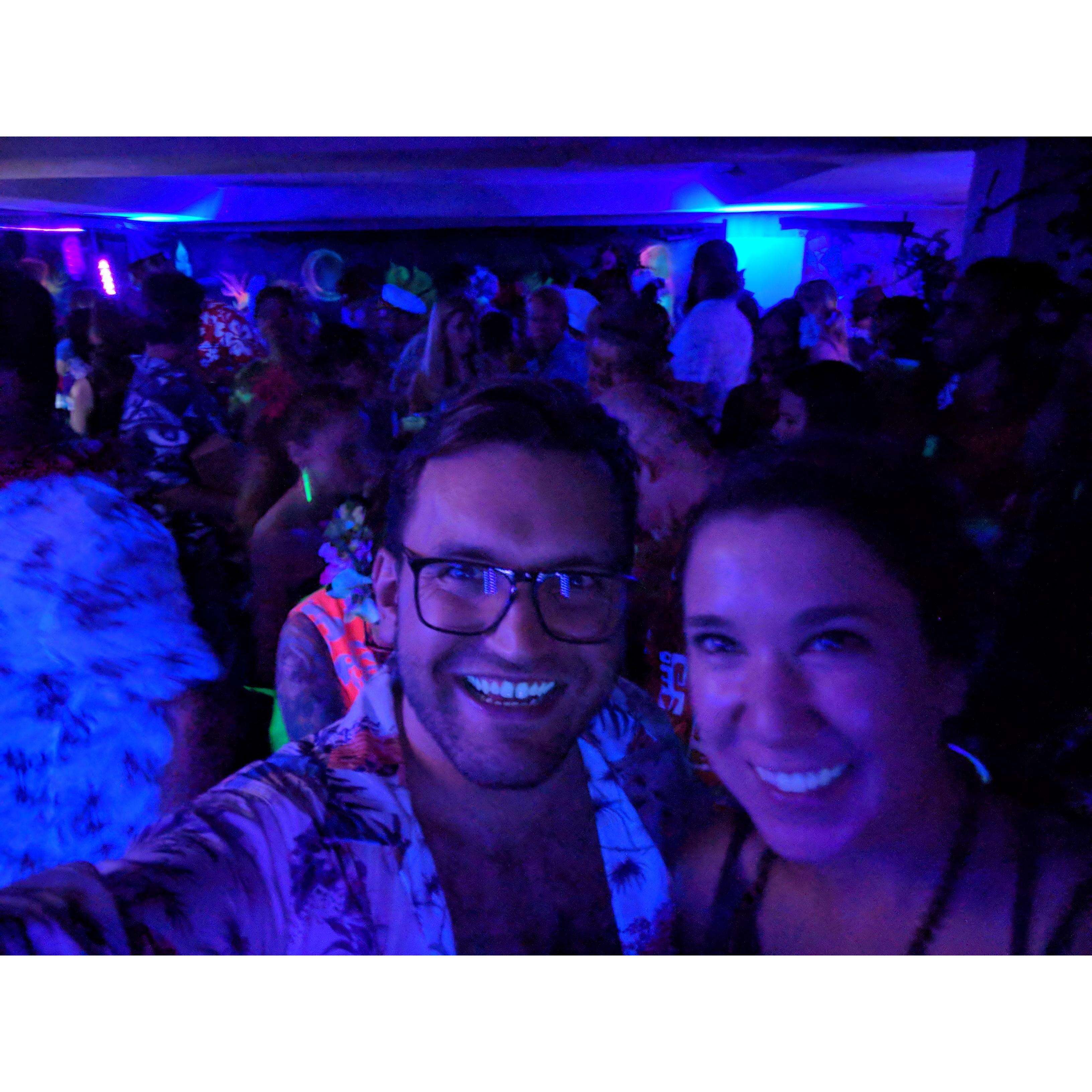 Secret hotel room tiki bar takeover