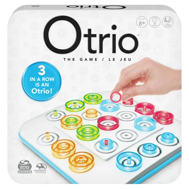 Spin Master Games Otrio Strategy-Based Board Game, for Adults, Families, and Kids. Spin Master Games