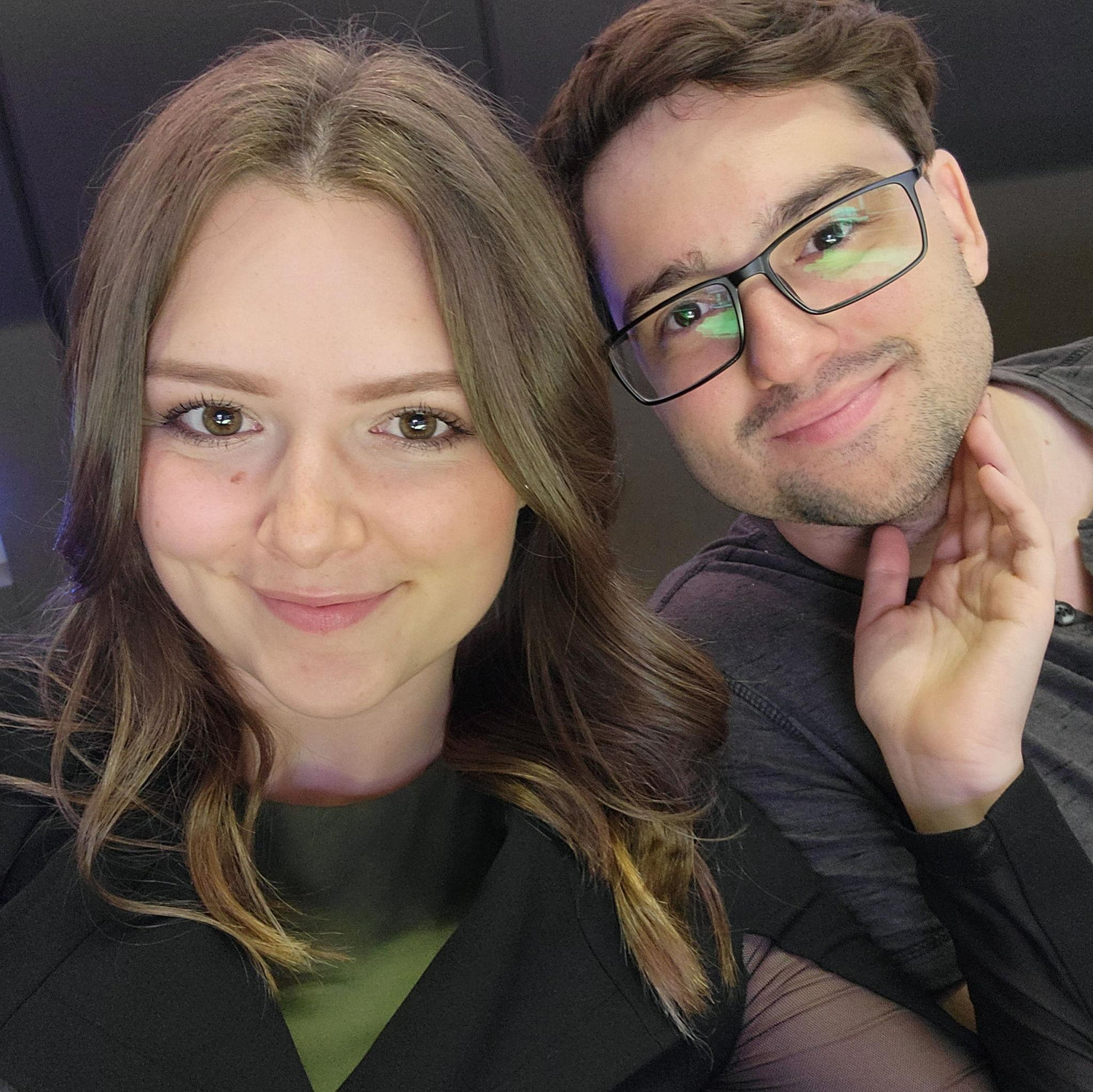 Enjoying a hockey game together ~ 2024