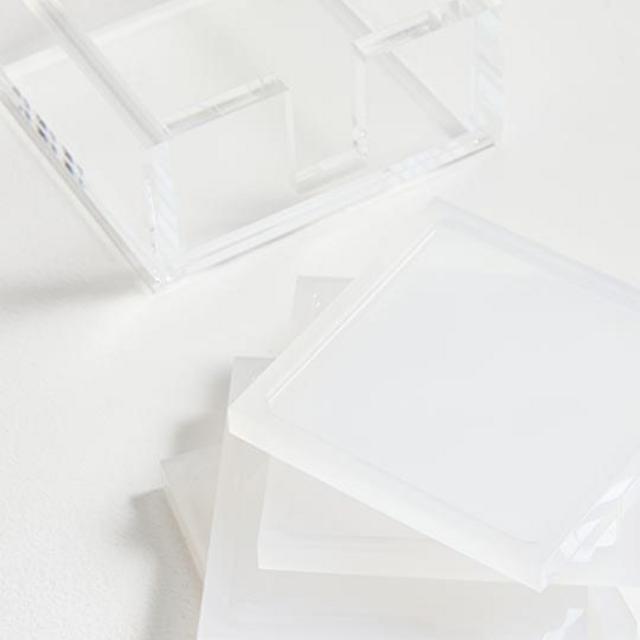Tizo Design Lucite Coasters Set