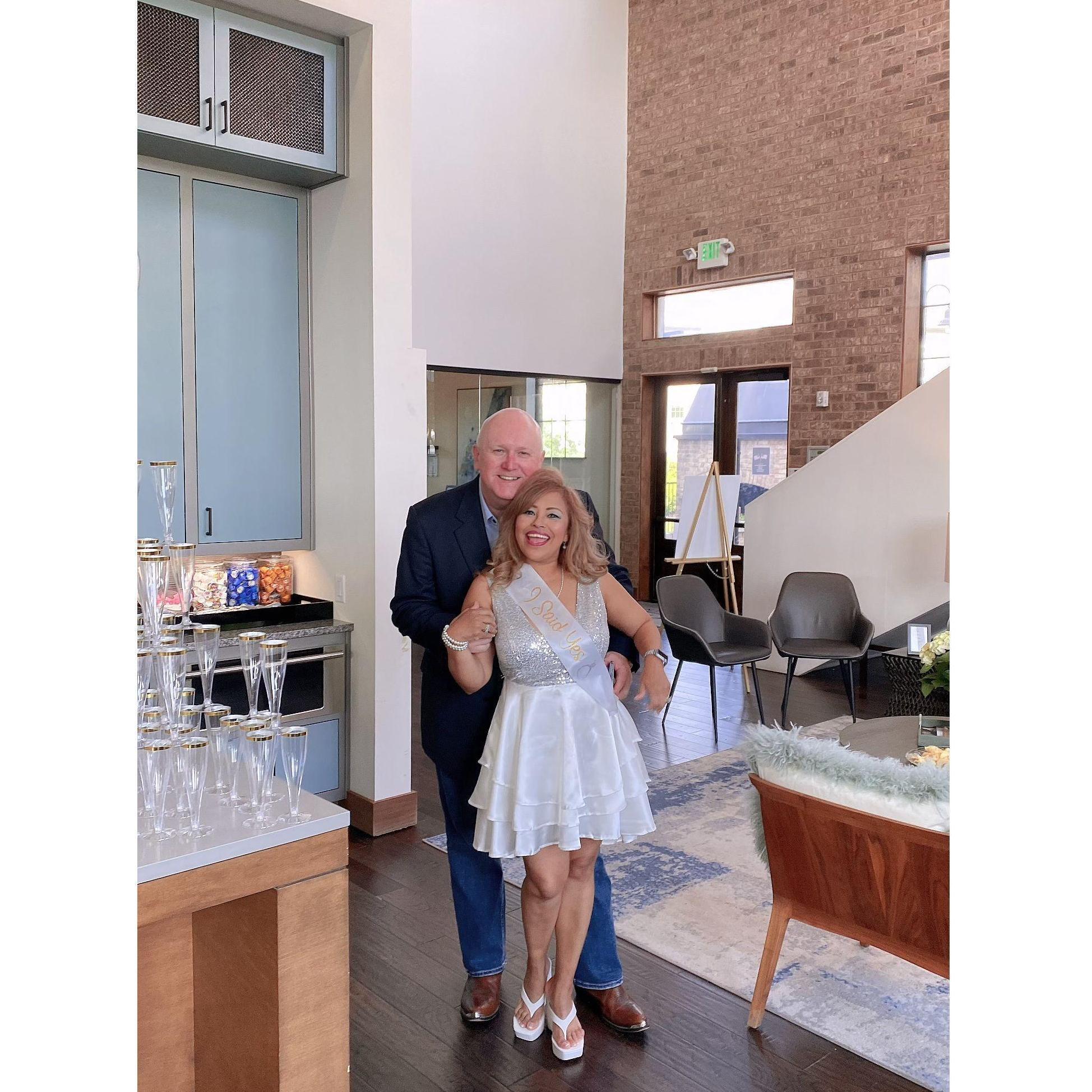 Engagement Party night.