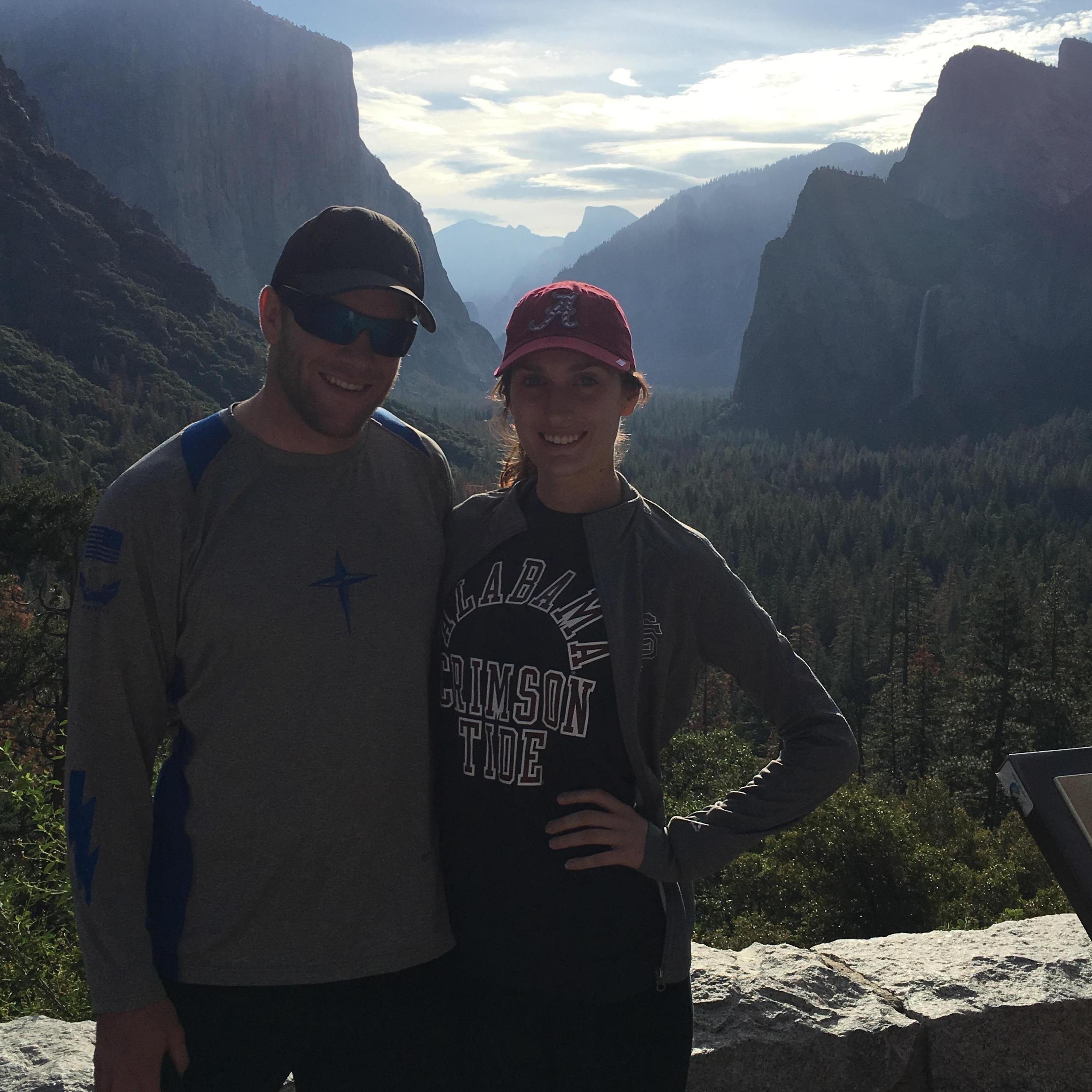 Martin took me to Yosemite for my very first time. This was our first date as on offical couple.