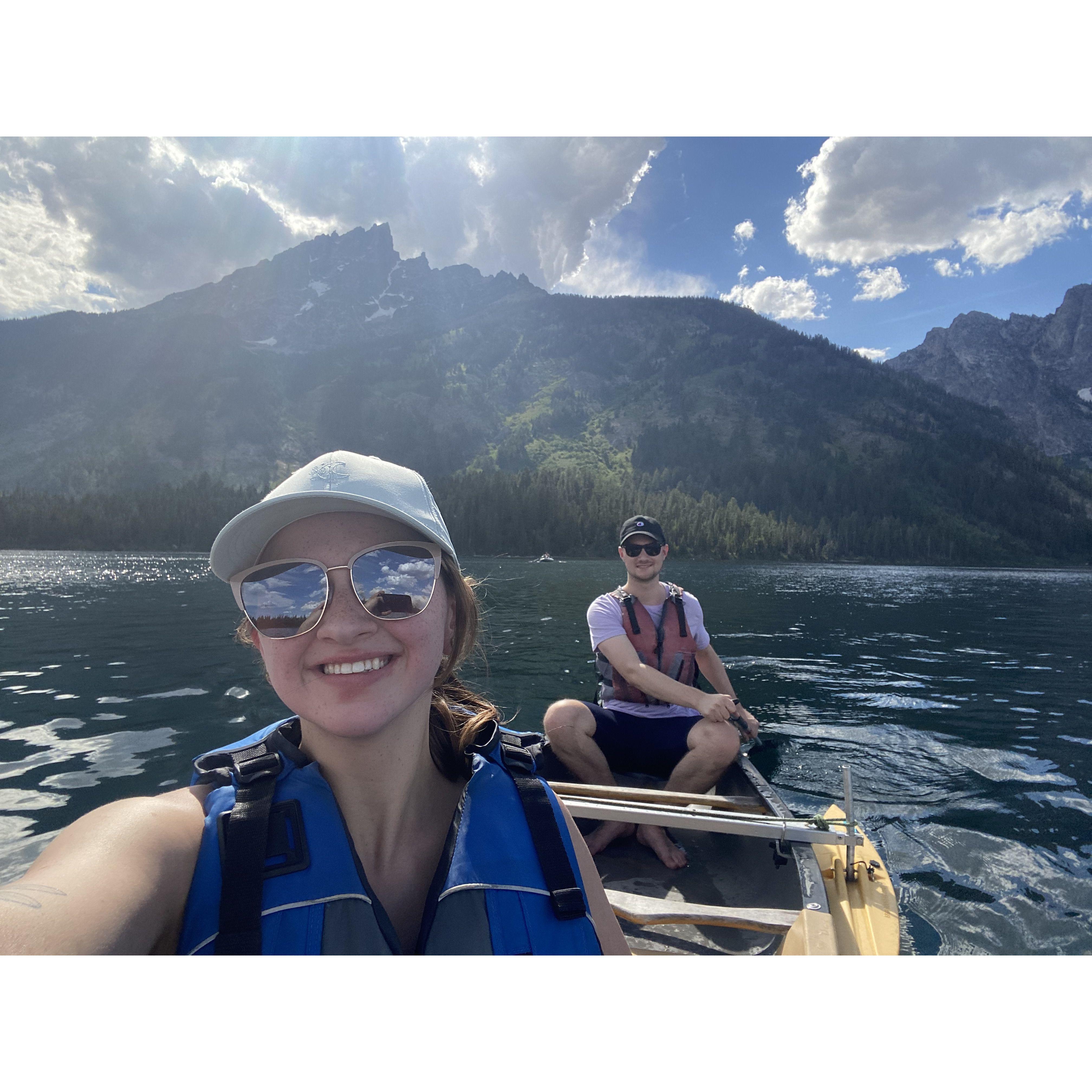 07/23/2023 - Canoeing in Jenny Lake