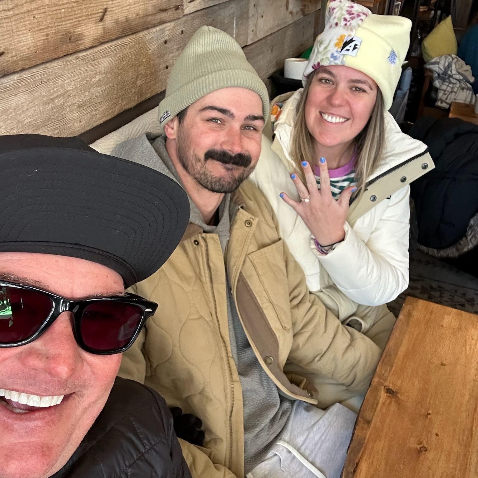 Remake of the photo from before we were even dating!