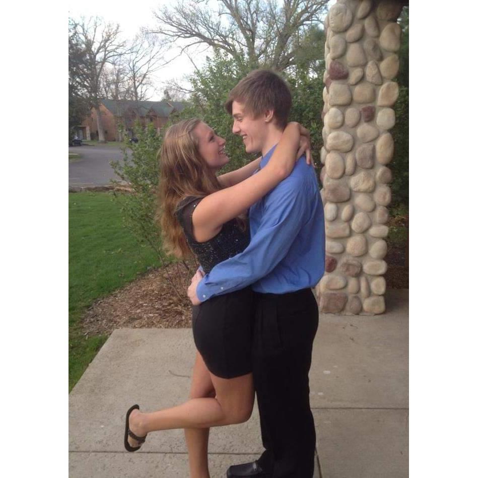 The first of many formal events together from 2014.