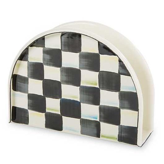 MacKenzie-Childs - Courtly Check Enamel Napkin Holder