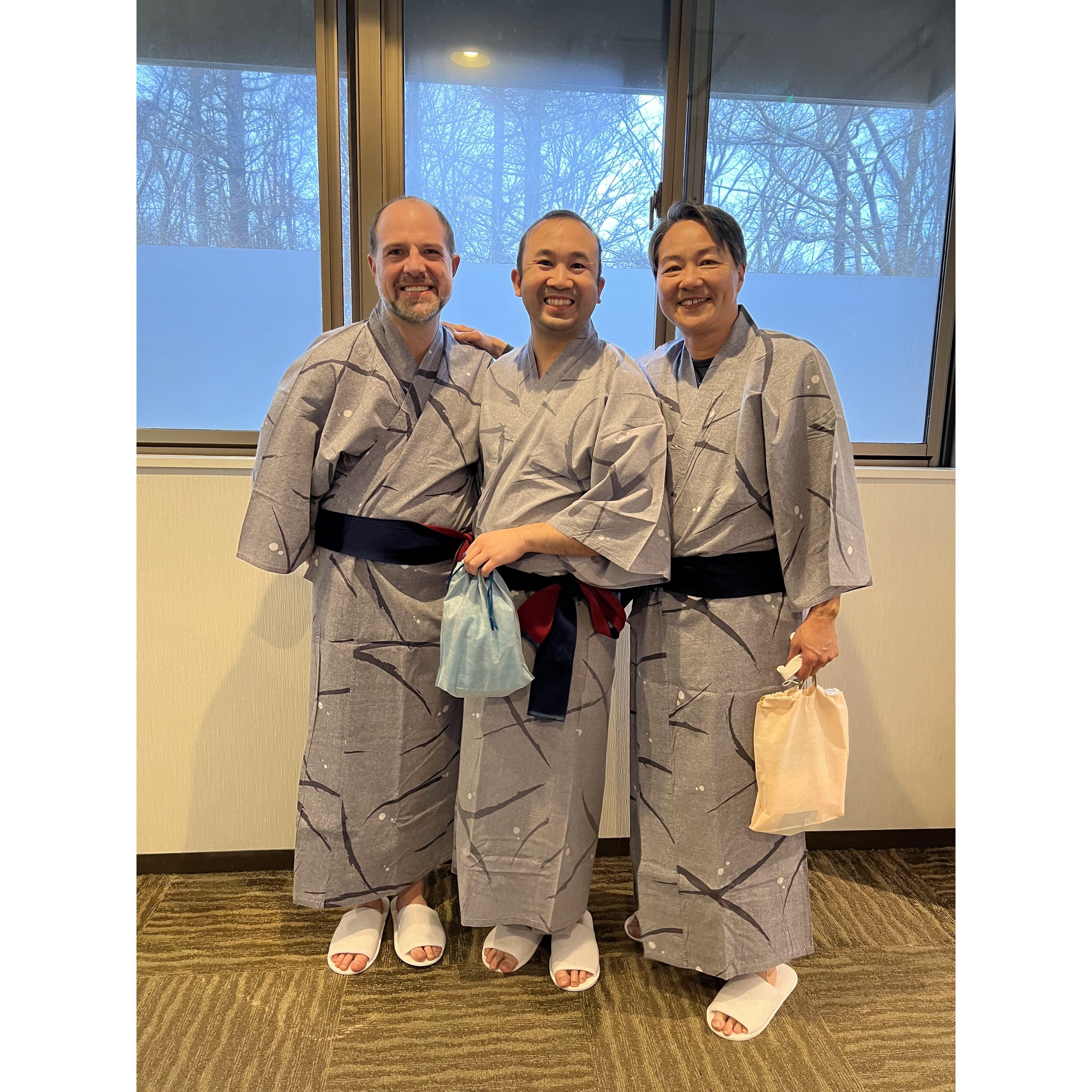 Josh's first trip to the Onsen