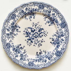 Floral Earthenware Dinner Plate- Set of 8
