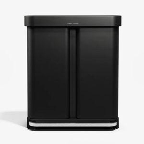58L Step Recycler in Matte Black