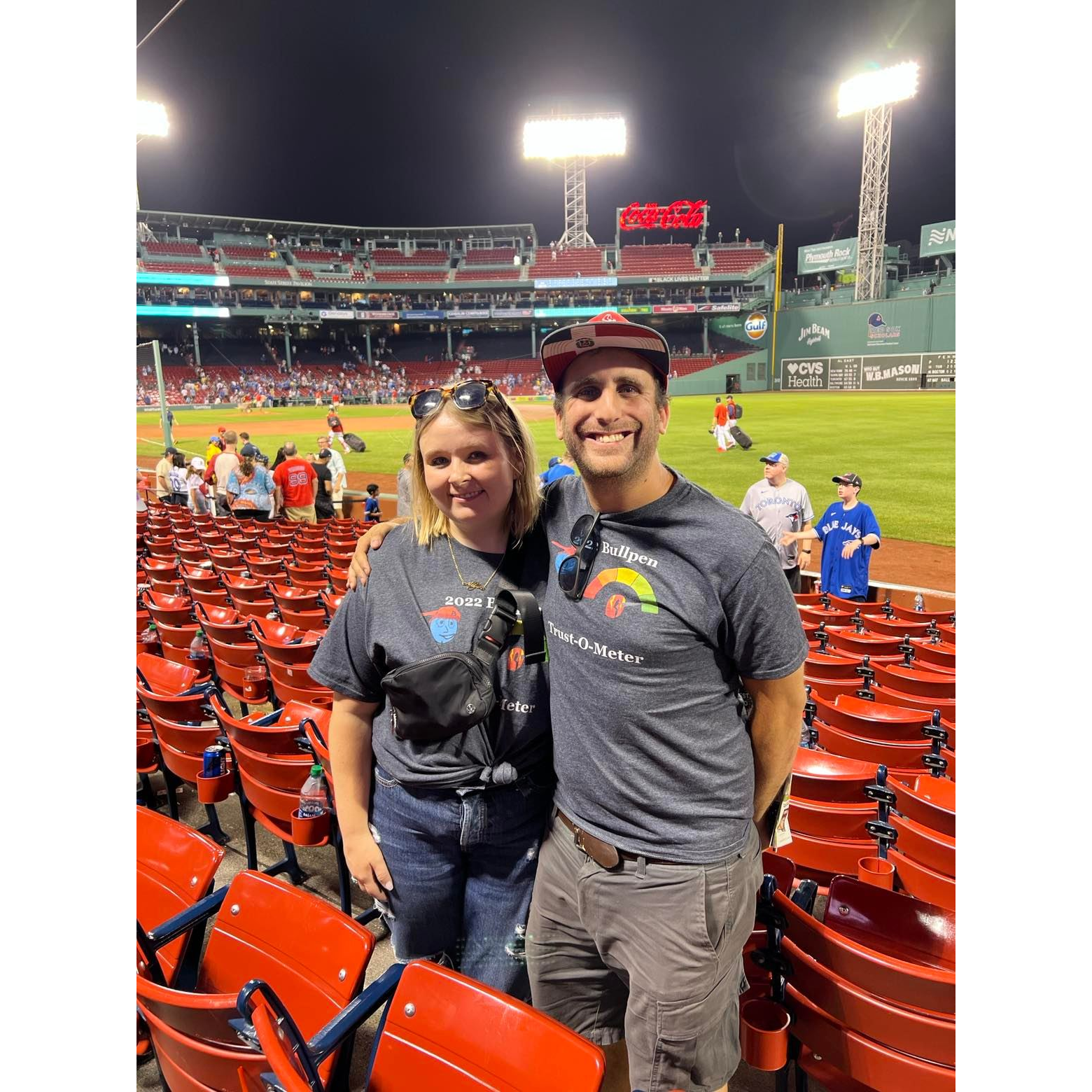 Repping Pesky Report at the Red Sox