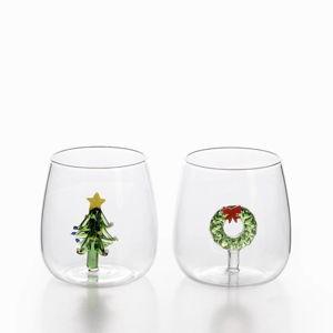 Vaso noche buena setx2 - Ambiente Gourmet