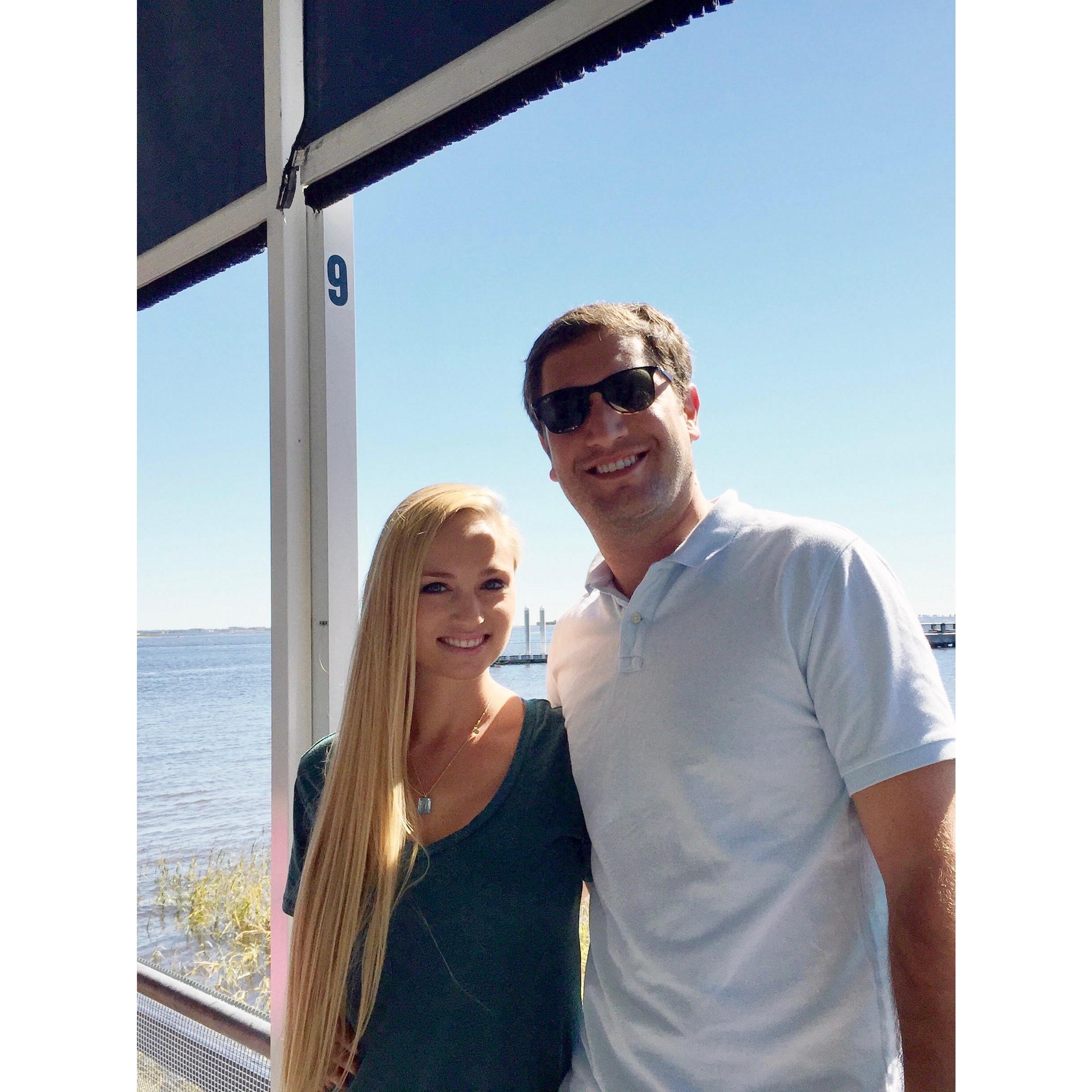 Our first photo together! October, 2016