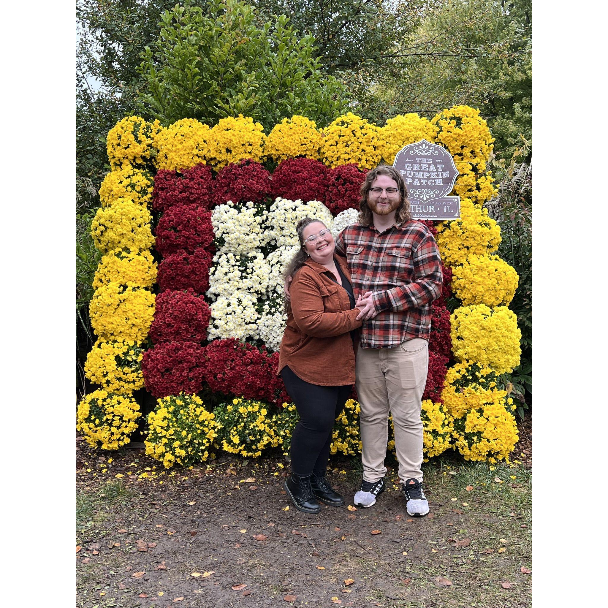 The Great Pumpkin Patch of Arthur 2023. This time at the pumpkin patch we definitely knew that we were dating and it wasn't awkward like it had been the previous year.
