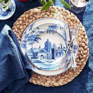 Round Water Hyacinth Placemat, Set of 4