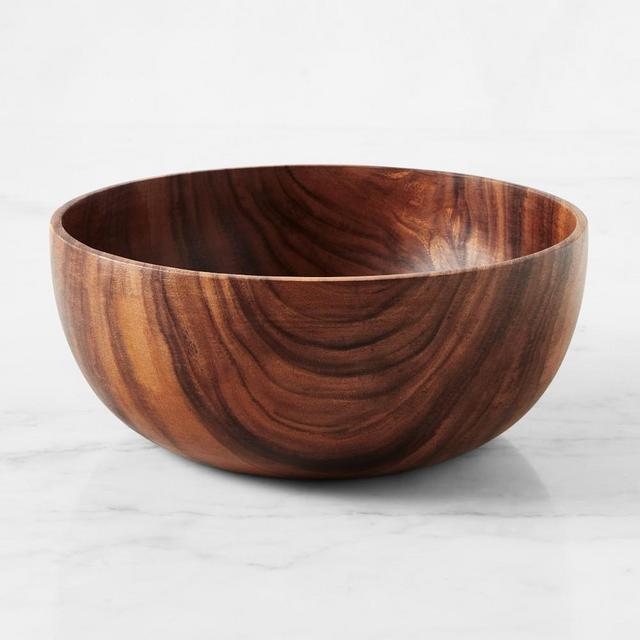 Acacia Tall Salad Bowl, 12"