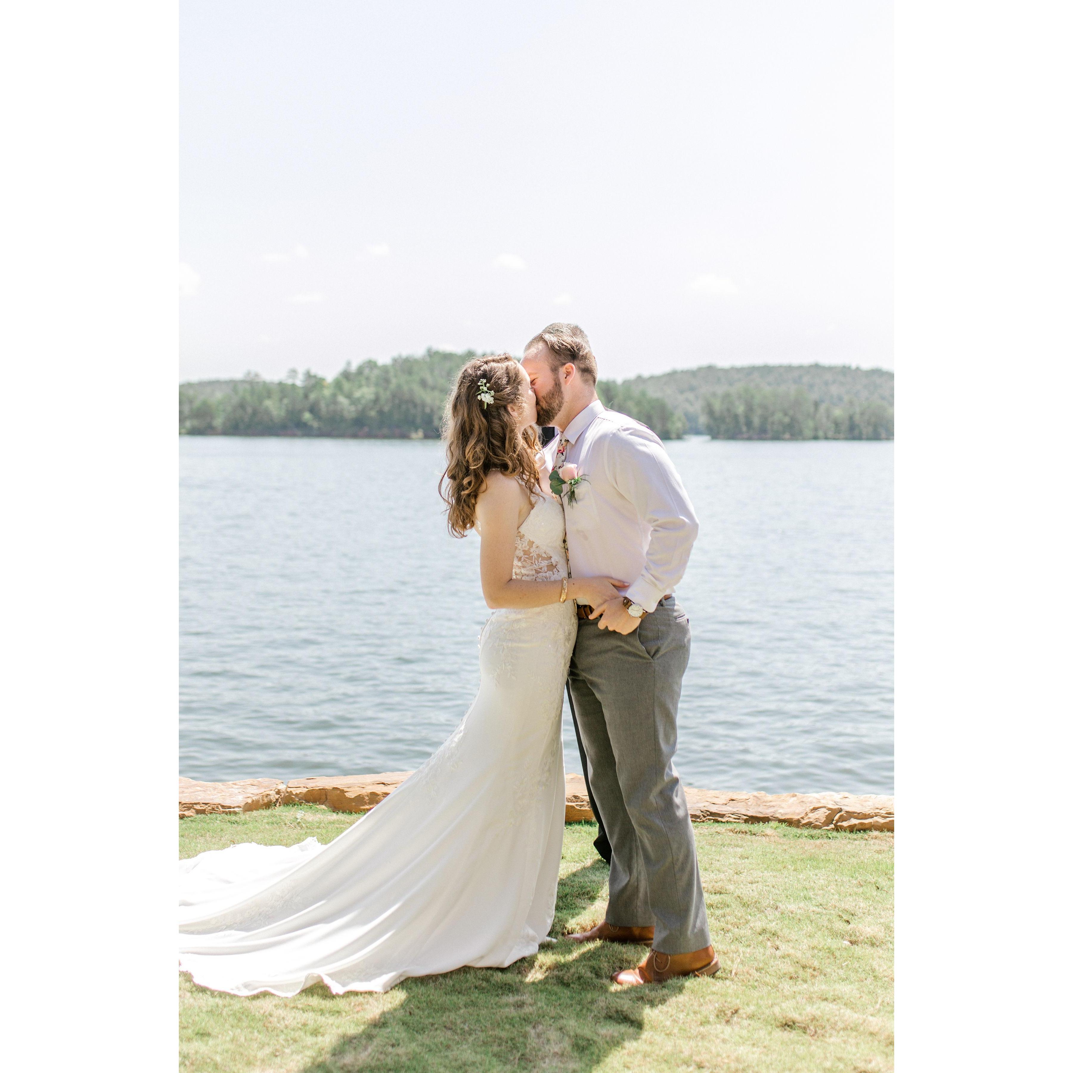 "You may now kiss the bride!"