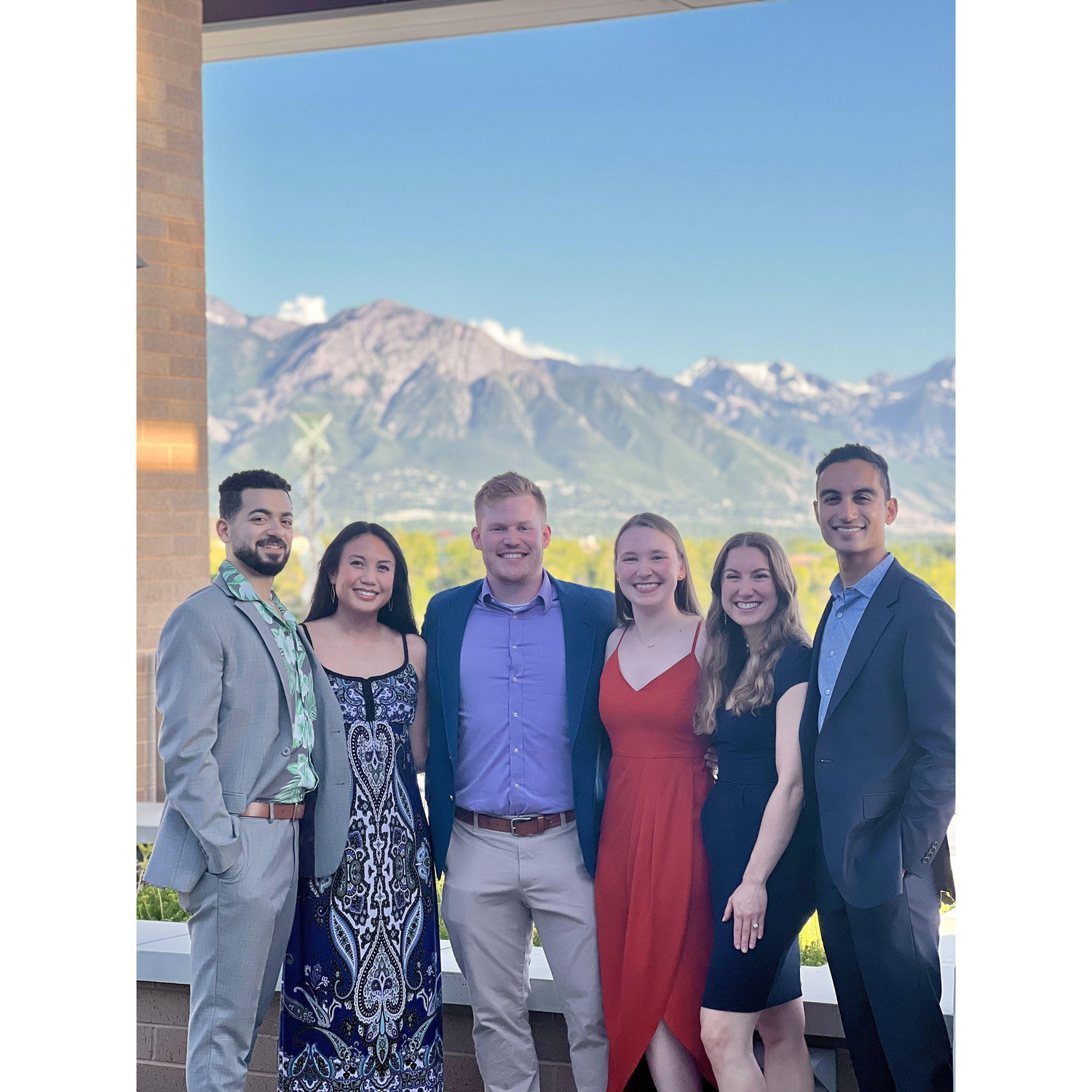 Our Utah family- Nikhil's coresidents and significant others.