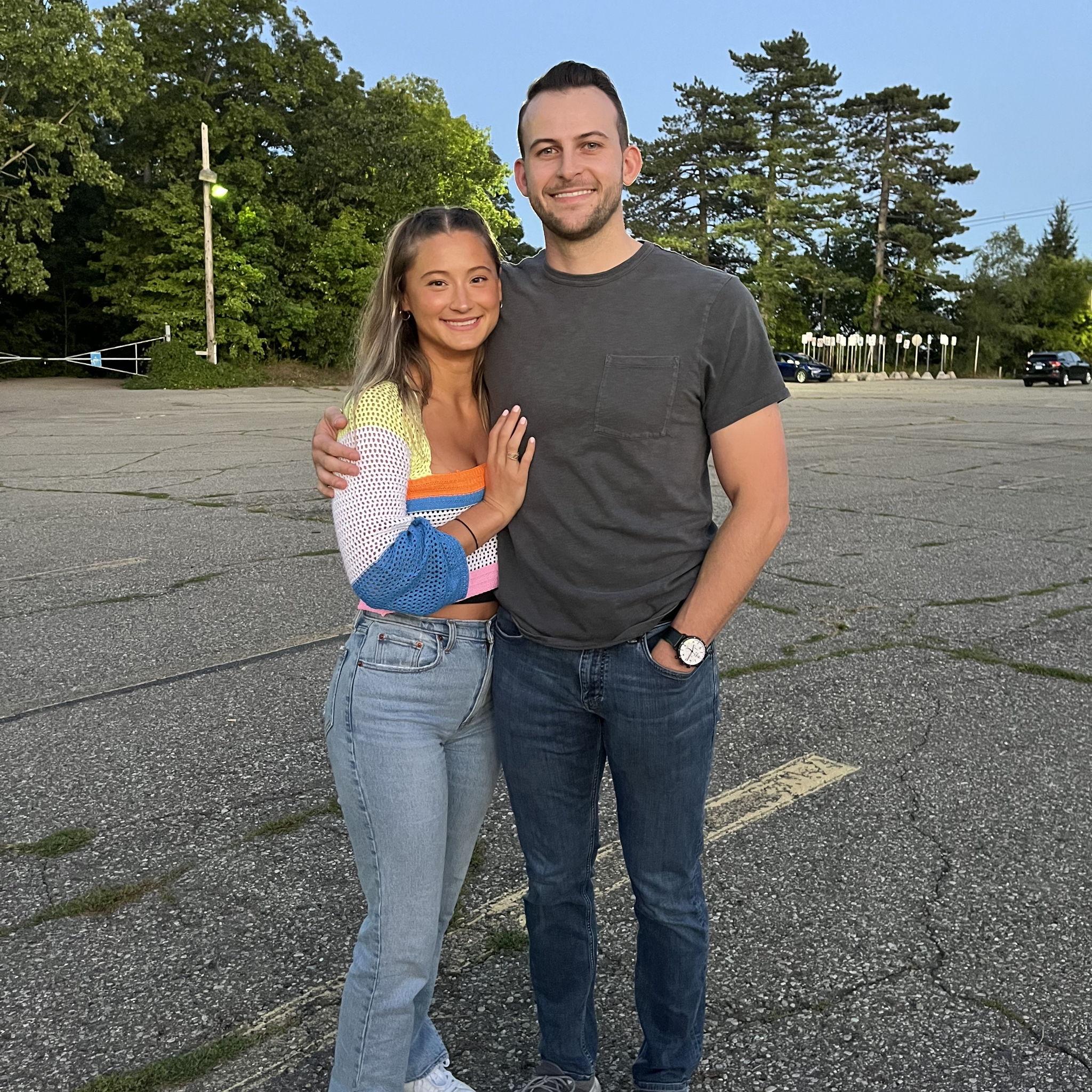 Our first photo together!