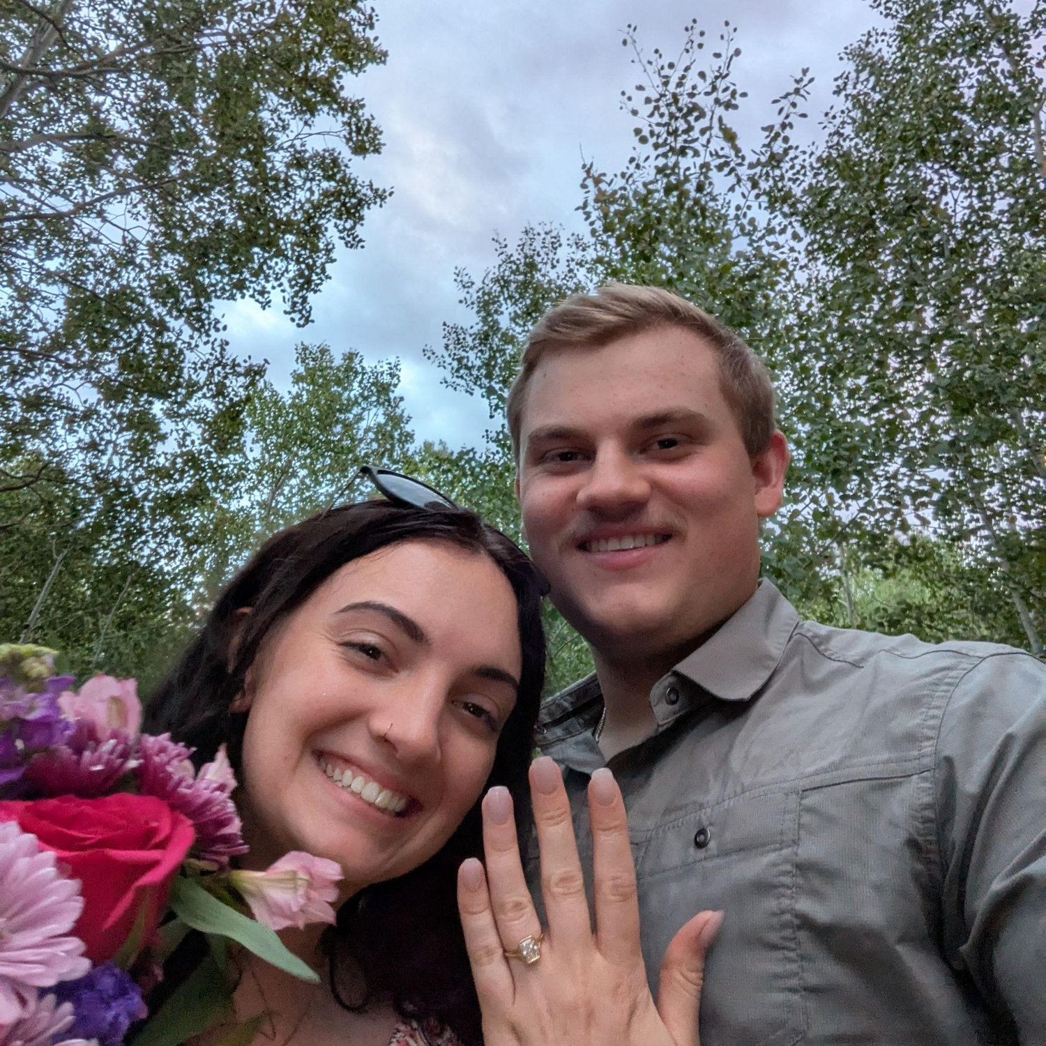 The photo we sent to our families and friends!
August, 2025