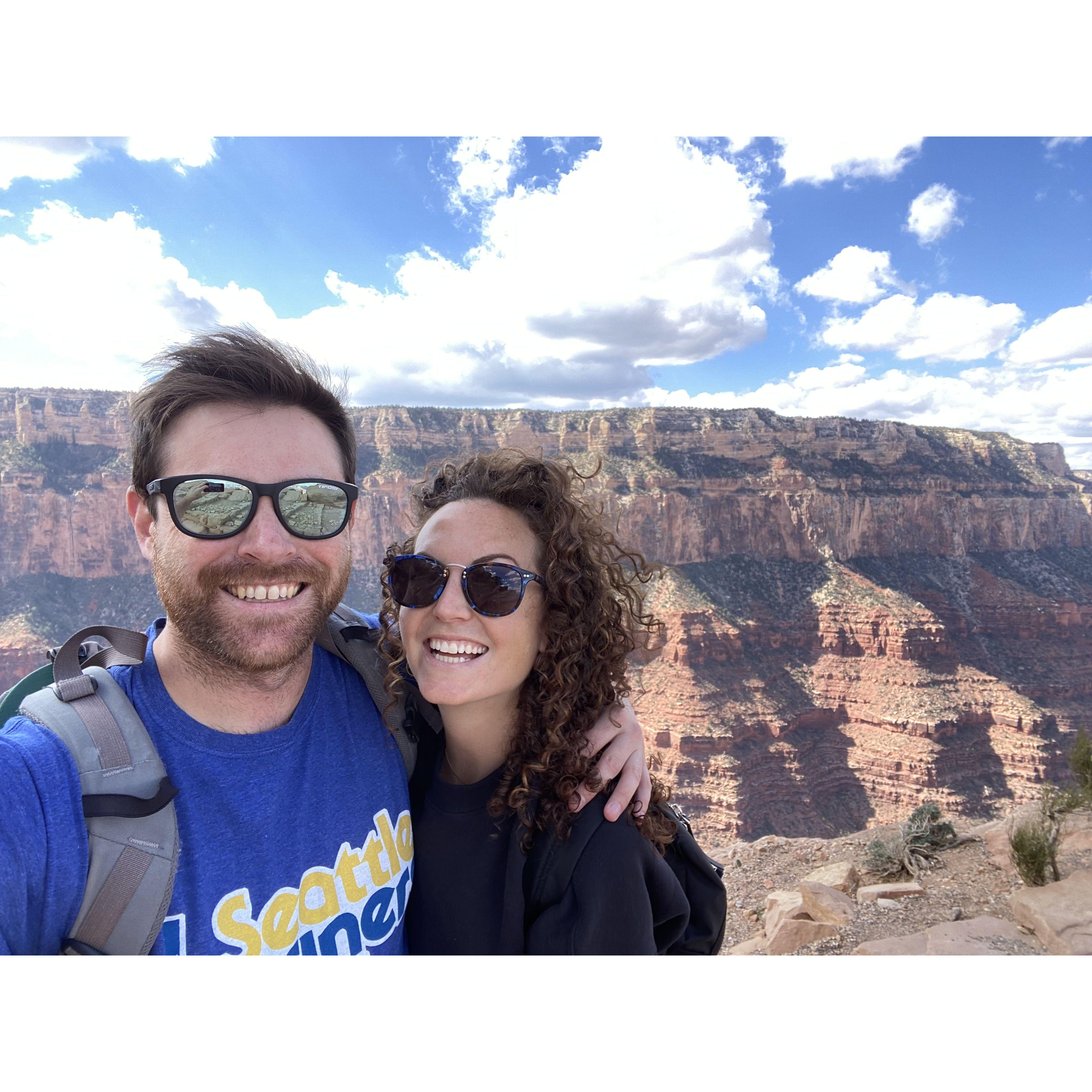 Cheesing in Grand Canyon National Park