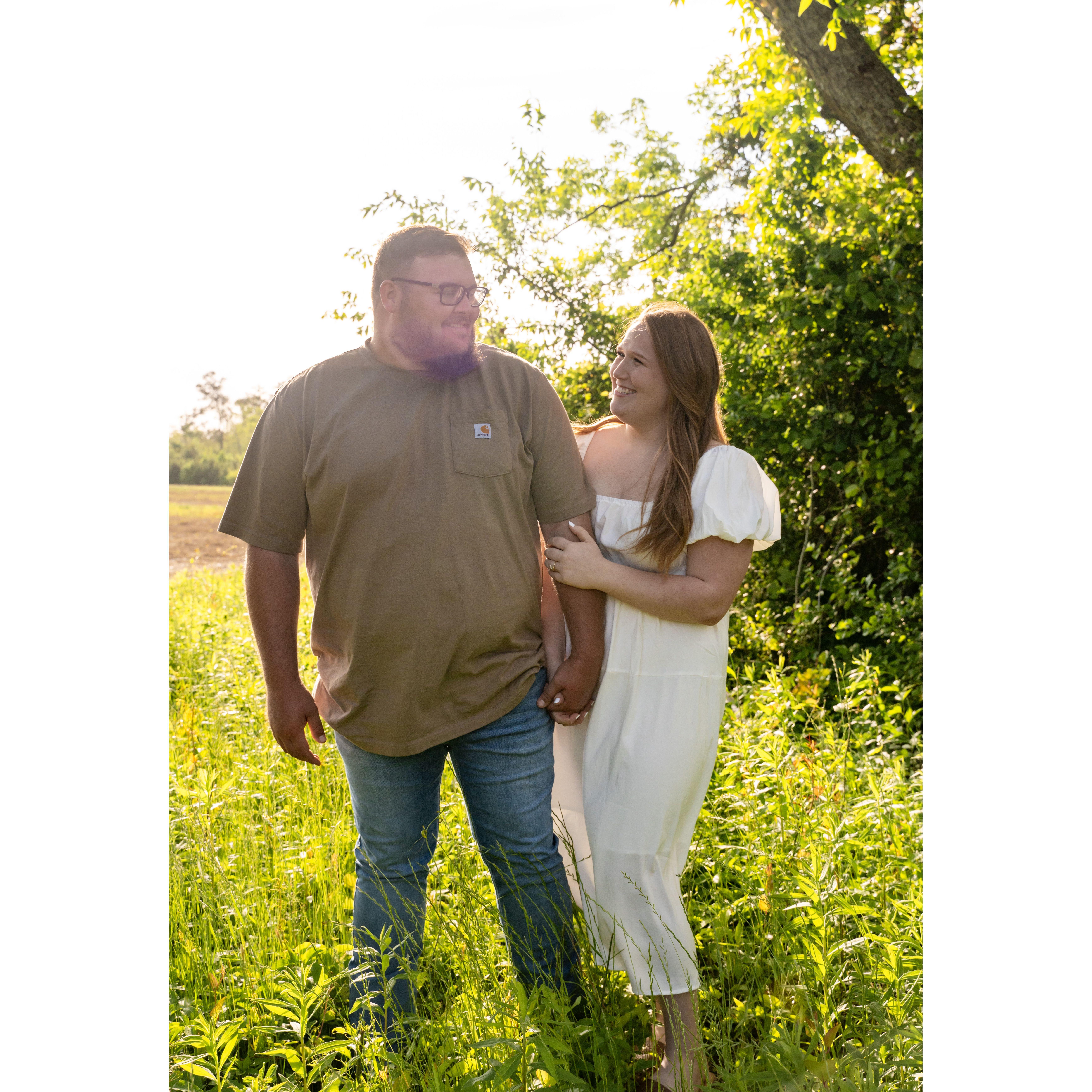 round one of engagement picture; I had to be picky and do these twice of course.