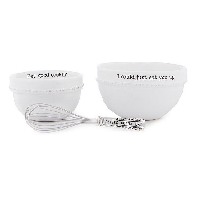 Mud Pie Every Day Mixing Bowl and Whisk Set