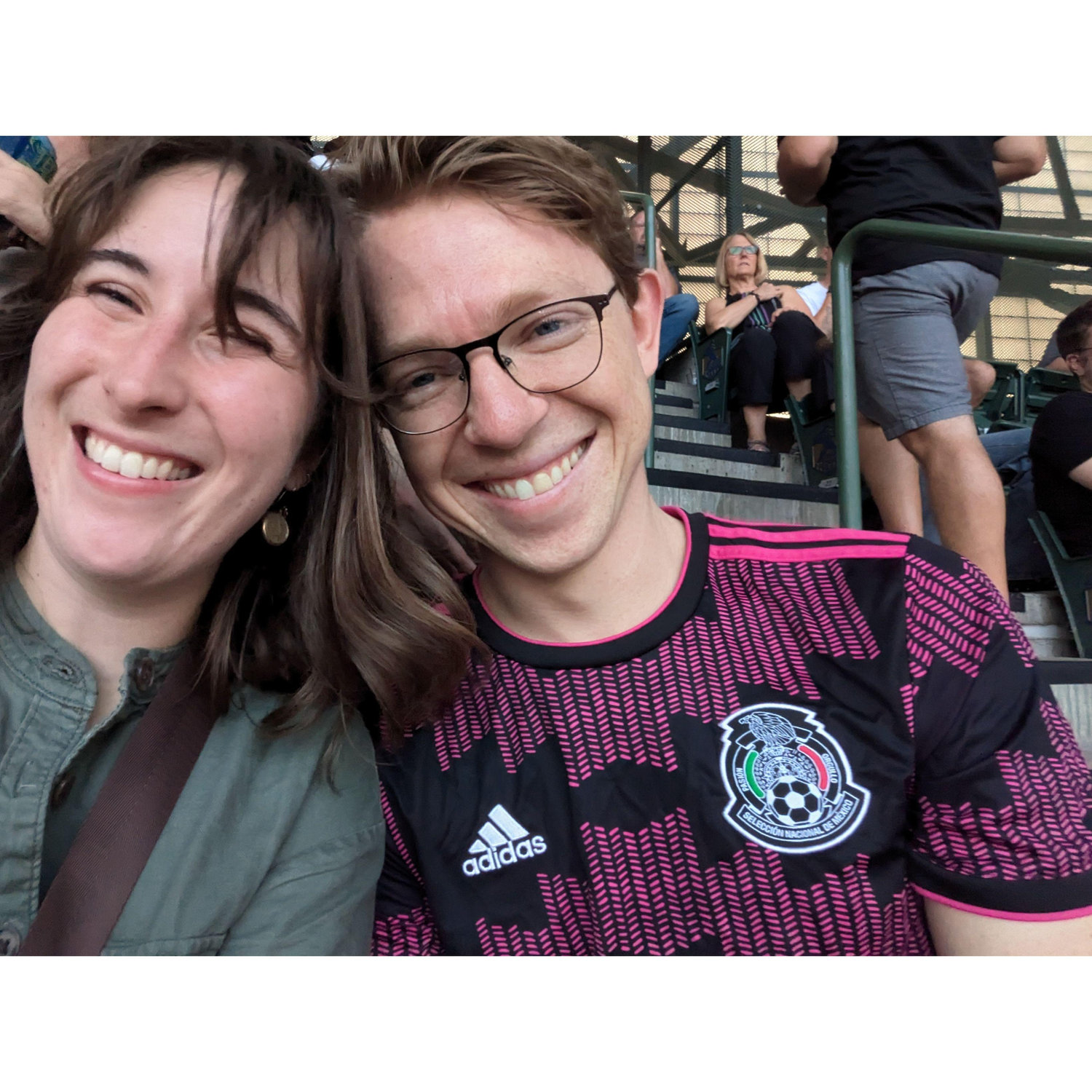 One of our first dates ventured to a Green Day concert at American Family Field.