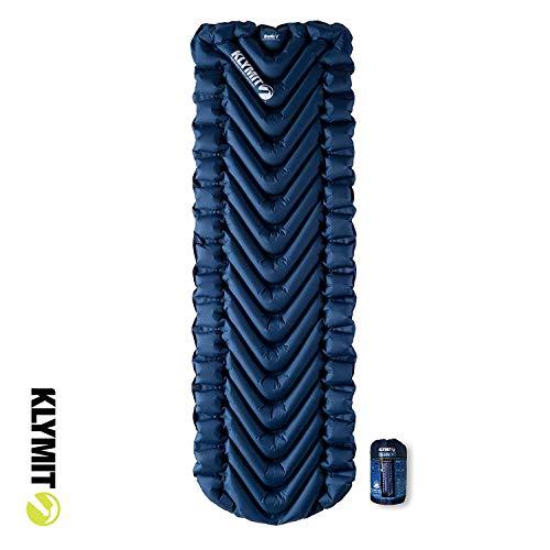 KLYMIT STATIC V Sleeping Pad, Lightweight, Outdoor Sleep Comfort, Best Camping Gear for Backpacking and Hiking, Inflatable Camping Mattress