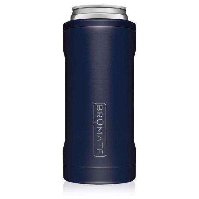 BrüMate Hopsulator Slim Insulated Can Cooler in Matte Navy