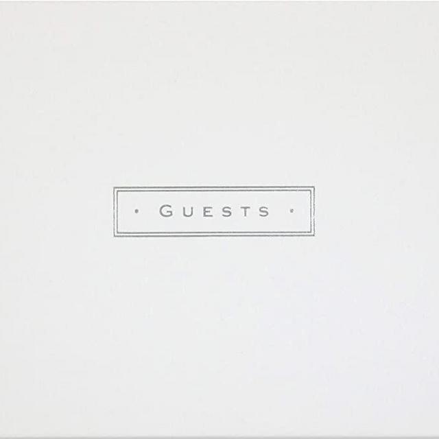White Leather Guest Book