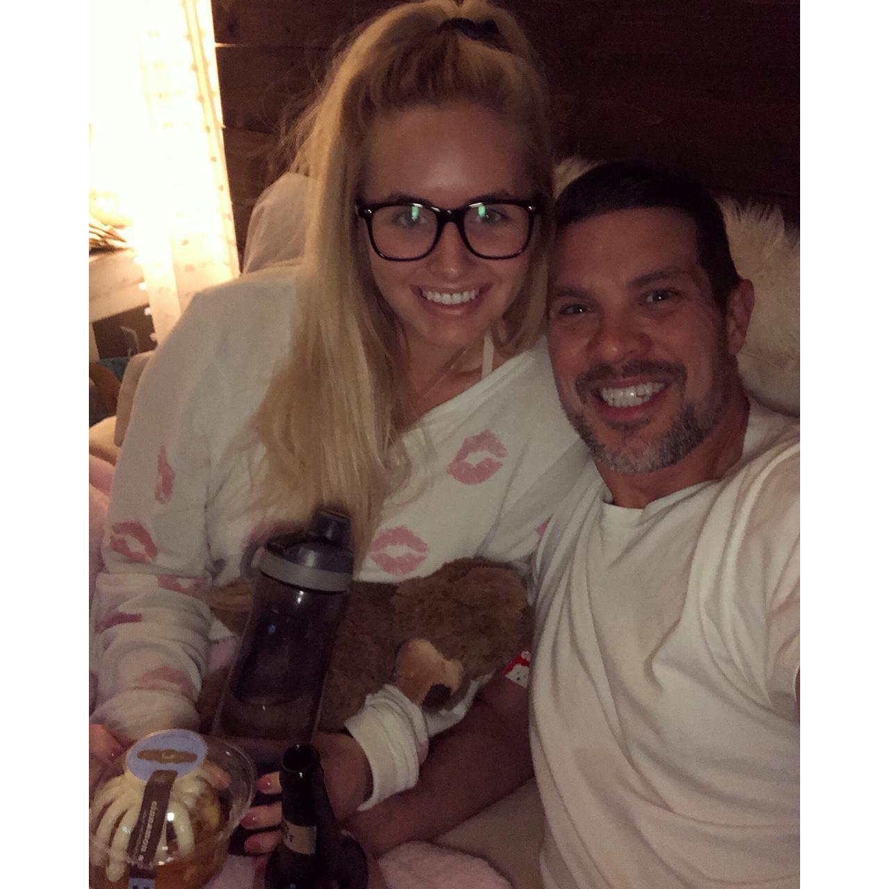 Spent Valentine's Day sick in bed