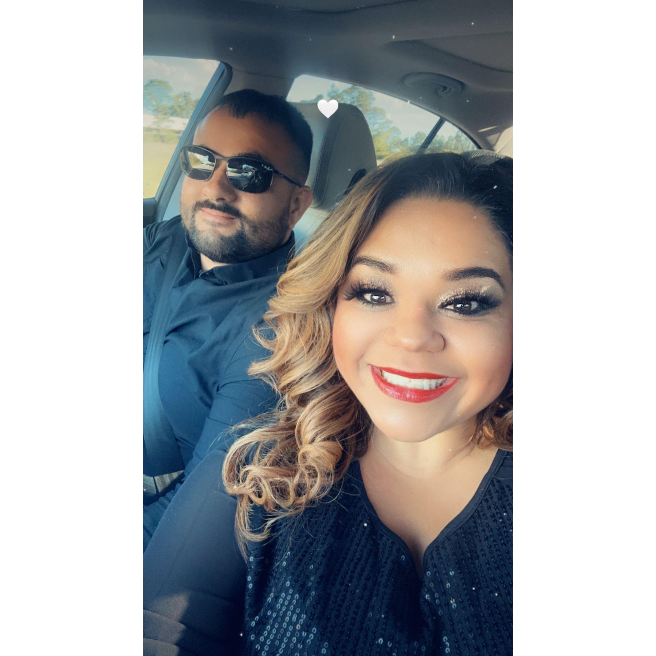 On our way to see Intocable!!!Fernos first Mexican concert.