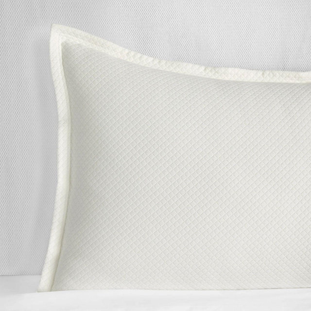 SFERRA Rombo Diamond Pique Matelasse Sham, King