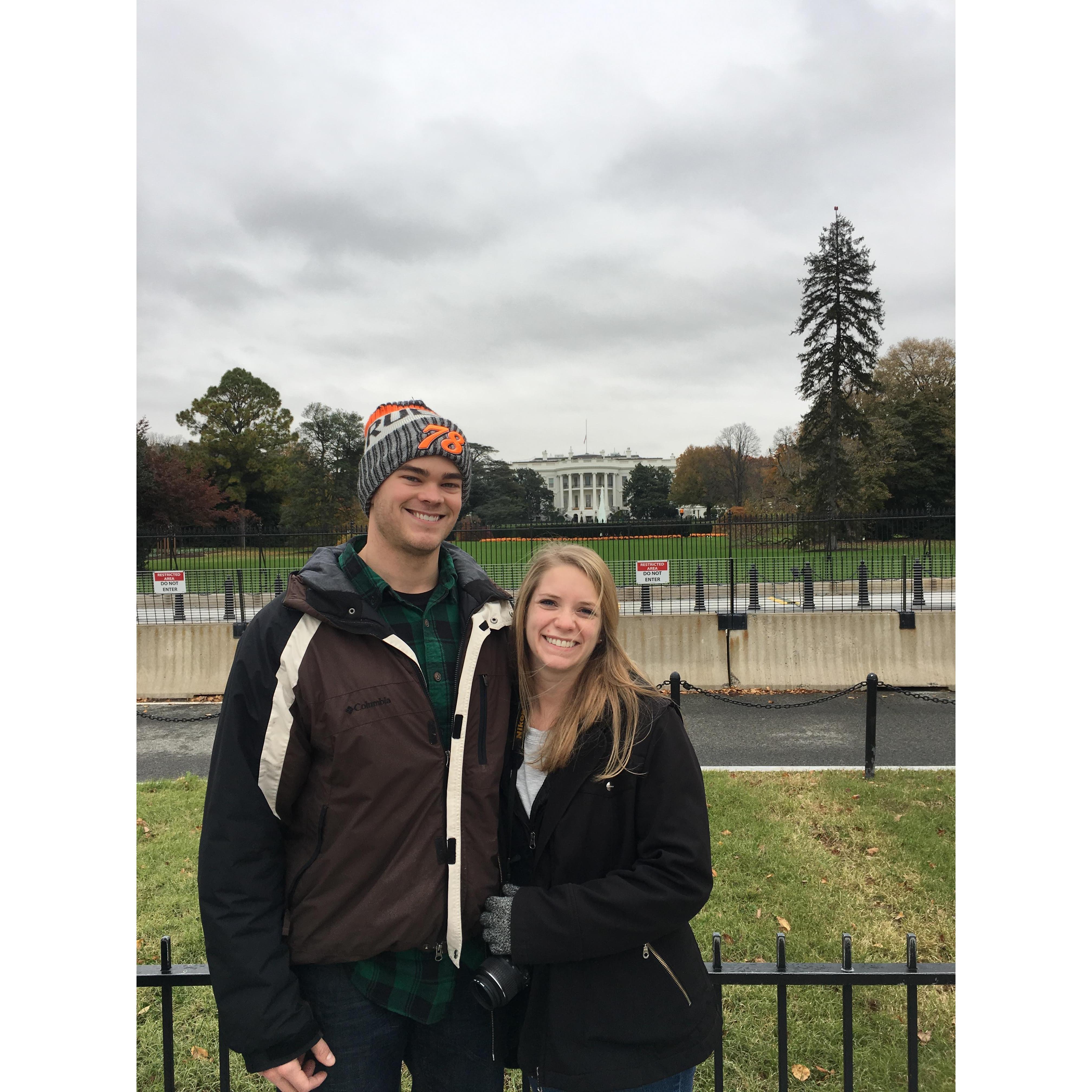 First trip just us two, Washington DC, 2018